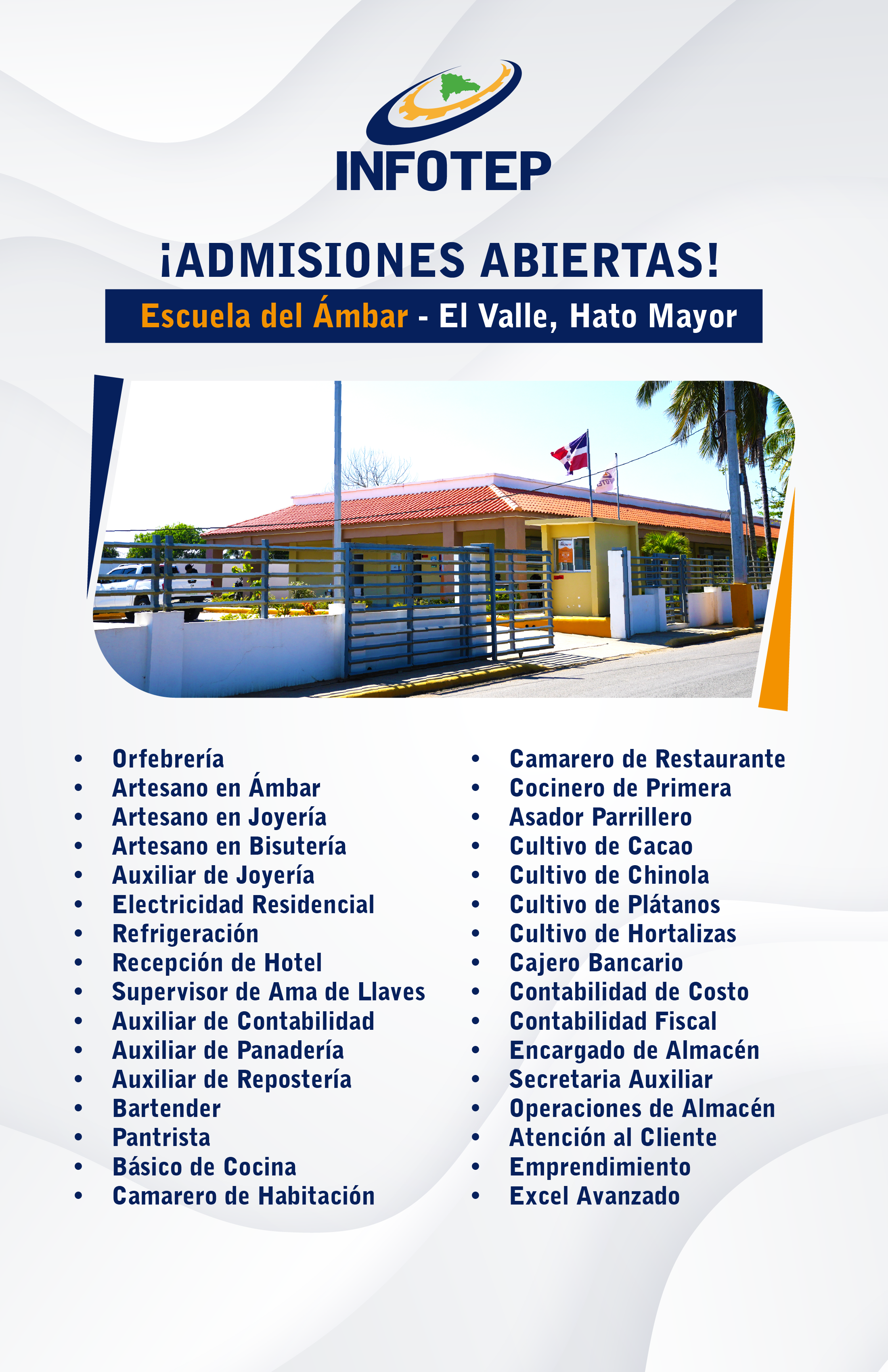 Cursos disponibles para enero